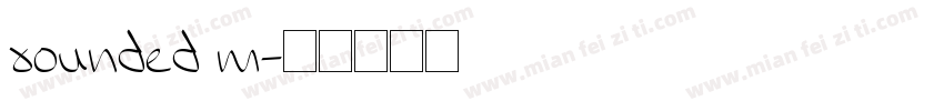 rounded m字体转换